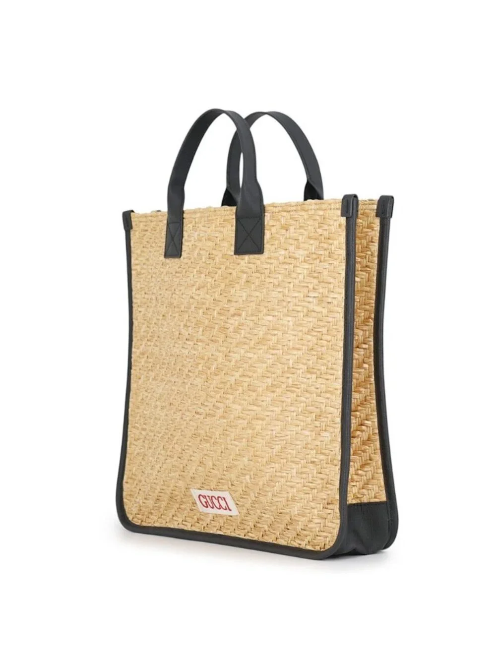 Gucci Tote Children's Apple Raffia Leather